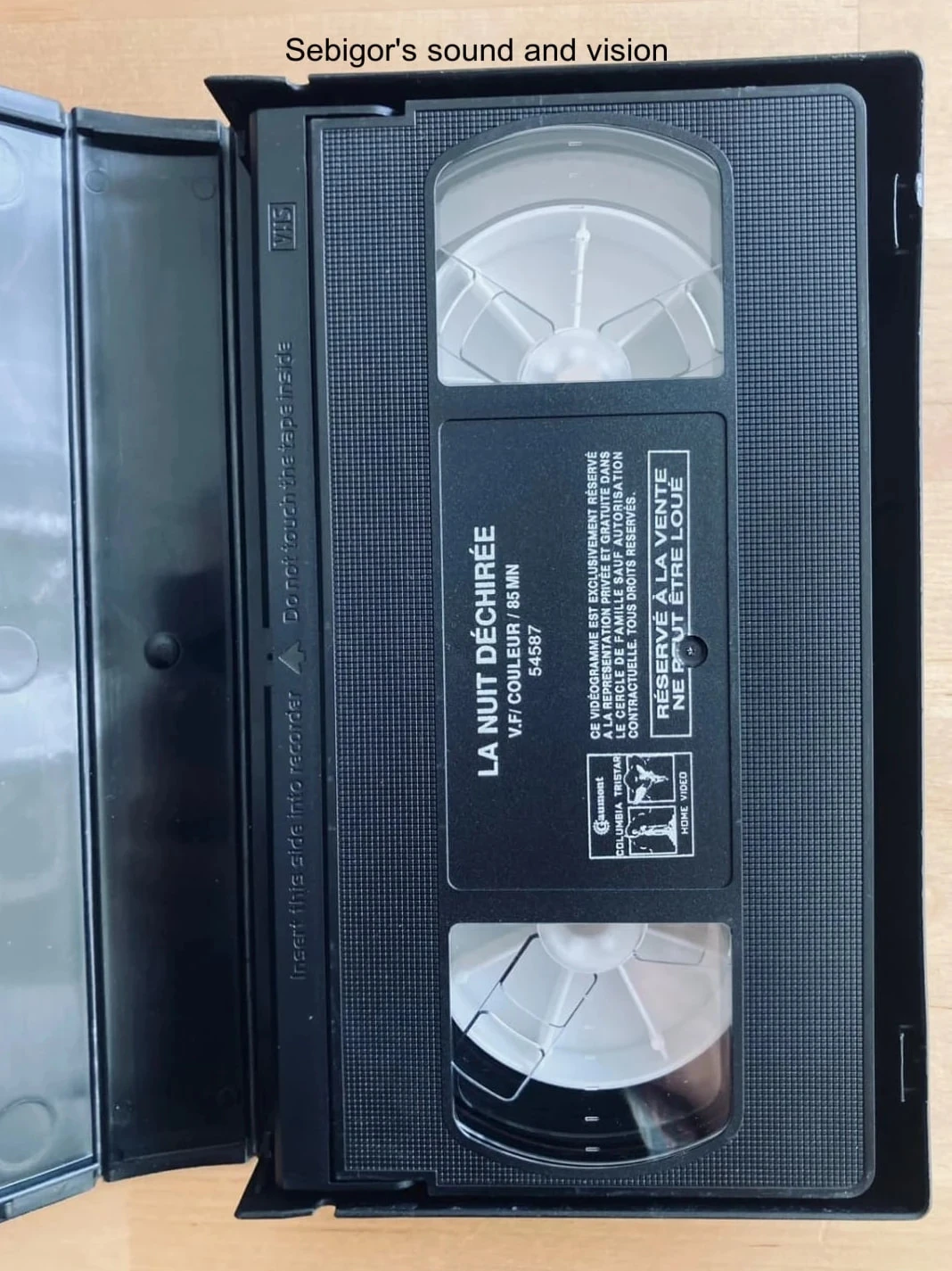 Casete VHS La noche desgarrada Stephen King. – photo 2